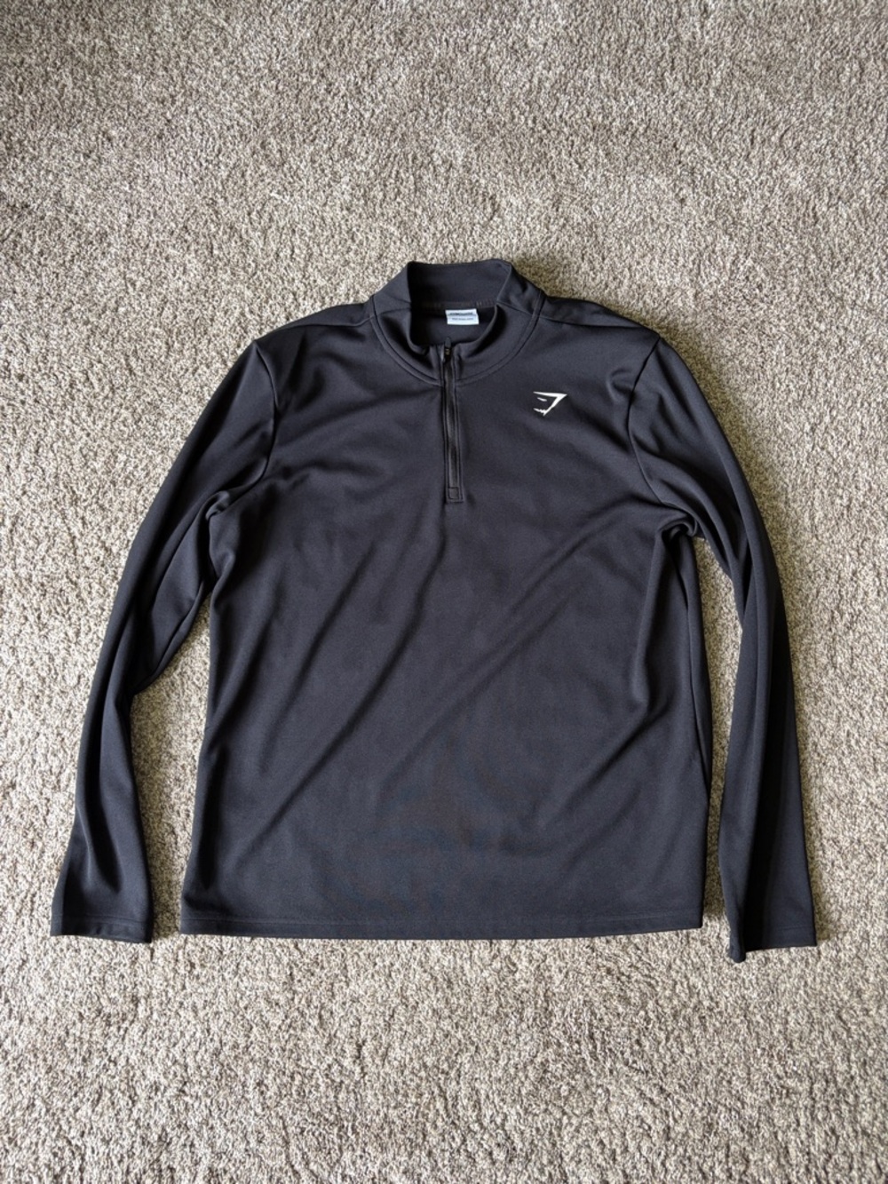 Gymshark Black 1/4 Zip XXL